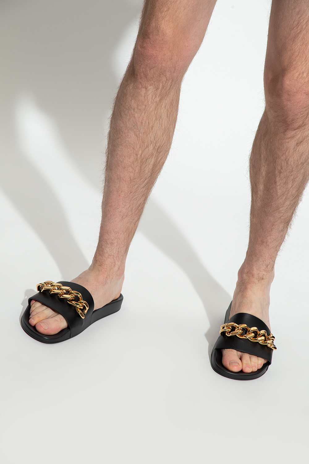 Versace medusa chain discount sandals